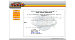 Desktop Screenshot of mauk-technik.de